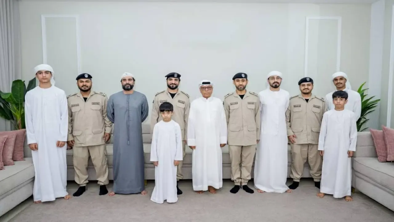 شرطة الشارقة تحتفل بعيد متقاعديها بمبادرة خاصة تحمل عنوان “لن ننساكم”